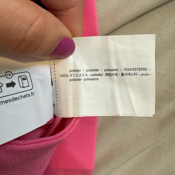 Zara Pink High Waist Tailored Shorts - Picture 7 of 7